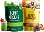 Superfood Powders | Super Greens 250g & Mushroom Powder 100g | Feel Good Superfoods Bundle | Ultimate Immune Support, Energy & Mood Boost | Smoothie Booster | Vegatox - Image 2
