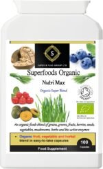Superfoods 35+ Organic Nutri Max 100 Capsules - Immunity, Antioxidant, Energy Support Vegan Daily Nutritional Supplement - Image 2