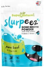 Supernature Slurpeez Beef Bone Broth Powder 60g | 100% Pure Single Protein Beef, Food Topper for for Dogs & Cats, Enrichment, Collagen, Joint & Gut Health, Picky Eaters | Manufactured in the UK - Image 2