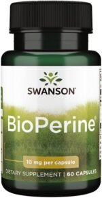 Swanson Bioperine, Black Pepper Extract, 10mg, with Piperine, 60 Capsules, High Strength, Soy-Free, Gluten-Free, Non-GMO - Image 2