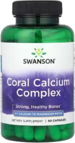 Swanson - Coral Calcium Complex | Bone and Immune Health - 90 Capsules - Image 2