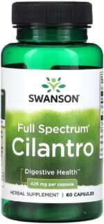 Swanson - Full Spectrum Cilantro, 425mg | Detox and Immune Support - 60 Capsules - Image 2