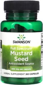 Swanson - Full Spectrum Mustard Seed | Botanical Support | Natural 400mg Capsules - 60 Count - Image 2