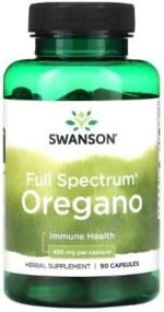 Swanson Full Spectrum Oregano, 450 mg - 90 Caps, Natural Oregano Support - Image 2