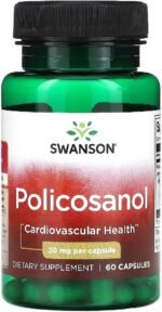 Swanson - Policosanol 20mg | Plant-Based Support for Cholesterol & Cardiovascular Health | 60 Capsules - Image 2