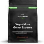 THE PROTEIN WORKS - Vegan Mass Gainer Extreme | High Calorie Protein Powder | Weight Gainer | Vitamins & Minerals | 10 Shakes | Chocolate Silk | 2kg - Image 2