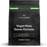 THE PROTEIN WORKS - Vegan Mass Gainer Extreme | High Calorie Protein Powder | Weight Gainer | Vitamins & Minerals | 5 Shakes | Vanilla Crème | 1kg - Image 2
