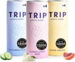 TRIP Mindful Blends - Mixed Pack Sparkling Drink with 120MG Magnesium + Lion’s Mane + Chamomile + Lemon Balm. Low Calorie and Vegan (Pack of 12 x 250ml), quantity of and number of flavors may vary - Image 2