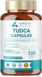 TUDCA Supplement, Tauroursodeoxycholic Acid Complex 1200mg Per Servings, Bile Salts for Liver & Gut Health Support, 120 Capsules - Image 2