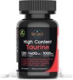 Taurine - 1000 mg, 120 Vegan Caplets - Food Supplement - Dietary Health Supplement - Helps Promote Immune & Central Nervous System Functions - by NextGenU - Image 2