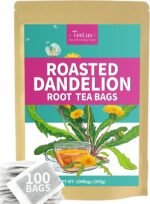 TeeLux Roasted Dandelion Root Tea Bags, Premium Natural Dandelion Root Herbal Tea, Caffeine Free, 100 Tea Bags, A Popular Coffee Alternative - Image 2