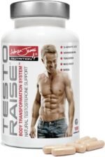 Testoraise Testosterone Supplements for Men, Premium Grade Testosterone Booster with Ashwagandha, Maca Root, Fenugreek, Magnesium, Zinc, Boron, Vitamin D3 & E, 180 Capsules - Image 2