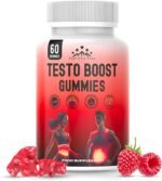 Testosterone Booster Gummies - Testosterone Supplements for Men - Vitamin D, Tribulus Terrestris Extract, Zinc, Maca Root - Testosterone Boosters Supplement for Normal Testosterone Levels - 60 Gummies - Image 2