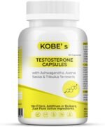 Testosterone Supplements for Men | No fillers, Additives or Bulkers, Pure Active Ingredients | Kobes Powerful Testosterone Booster with Avena Sativa & Tribulus Terrestris | 60 Cap | Made in UK - Image 2