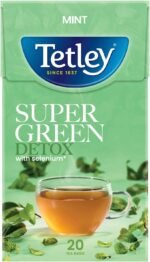 Tetley Super Green Tea Detox Mint Bags x20 - Image 2