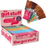 The Gut Stuff – High Fibre Fruit & Nut Bars – Mixed Flavours – 12 x 35g Bar Box – Gut Friendly Snack, Gluten Free, Vegan, Low Calorie, All Natural - Image 2