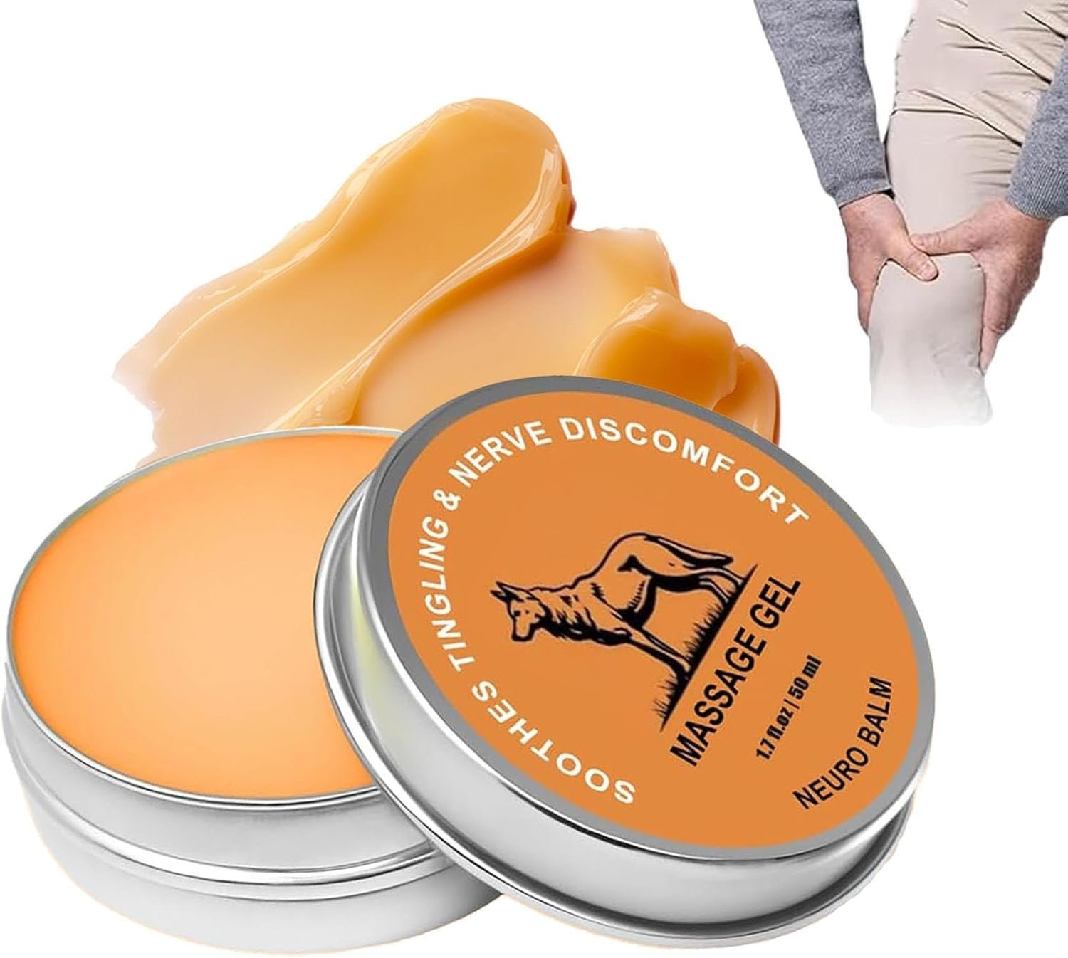 Therawolf-Neuros Balm, Natural Nerve & Joint Support Balm, Joint Care Soothing Cream, Fast-Acting Herbal Formula for Tingling, Pain Relief, Daily Body Care, for All Skin Types (1pcs) - Image 2