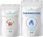 Thermogenic Weight Management Formula Capsules for Men & Women Slimming Max Strength & Colon Cleanse Detox Formula Plus Probiotics for Bloating & Constipation Duo Pack Vegan - Image 2