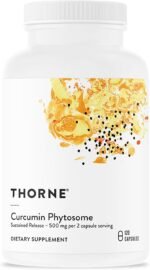 Thorne Curcumin Phytosome 500 mg (Meriva) - Sustained Release, Clinically Studied, High Absorption - 120 Capsules - Image 2
