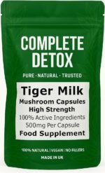 Tiger Milk Mushroom Capsules 500mg | High Strength | Pure & Natural Supplement | No Fillers or Binders | Vegan | Cognitive & Immune Support | Made in UK by Complete Detox - Image 2