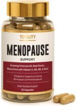 Totality Menopause Supplement | 1 Month Supply of 60 Capsules | Support During Perimenopause and Menopause | Multi-Nutrient Support with Evening Primrose, Maca Root & Red Clover | Vegan - Image 2