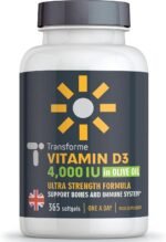 Transforme Vitamin D3 4000 IU in Olive Oil, 365 Capsules 1 Year Supply, Maximum Strength High Absorption Softgels, Easy to Swallow Quadruple Strength Vitamin D Cholecalciferol - Not Tablets - Image 2