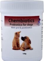 Triple-Action Probiotics for Dogs with Prebiotics & Postbiotics (150g) - Dog Powder Supplement for Upset Tummies, Bloating, Itchy skin, Bad Breath, Healthy Digestion by Chemeyes - All Breeds & Ages - Image 2
