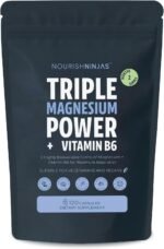 Triple Magnesium Power + Vitamin B6 – 3 Forms: Glycinate, Malate & Taurate – 120 Vegan Capsules – High Absorption for Sleep, Energy, Mood, Muscle & Stress Support - Image 2