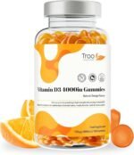 Troo Health Care Vitamin D3 4000iu - 150 Natural Orange Flavour Chewable Gummies - Five Months Supply - Non GMO Tasty Gummy Supplement to Support Immune Function and Help Maintain Bones and Teeth - Image 2