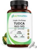 Tudca Supplement 1600mg | 99.2% Pure 1400mg TUDCA, 100mg Artichoke Extract & 100mg NAC | 60 High Potency Capsules | Tauroursodeoxycholic Acid - Bile Salt for Liver Support & Digestion | Lab Tested - Image 2