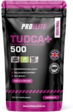 Tudca Tauroursodeoxycholic 500mg 60 Vegan Capsules | Advanced Liver Detox Support | Bile Salt Supplement | NO Fillres & Binders |100% Pure TUDCA | Digestion and Immune System by PROELITE - Image 2