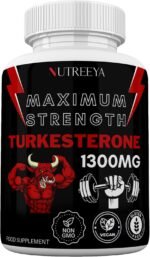Turkesterone -1300mg Max Strength Ajuga Turkestanica Extract, Vegan, Gluten Free, (Not Turkesterone Capsules) (Pack of 1 (60 Pills)) - Image 2