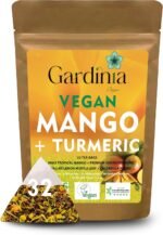 Turmeric Herbal Tea (32 Decaf Bags) – Premium Mango Fruit Blend with Calendula Flower & Australian Lemon Myrtle | Loose Leaf Quality for Digestion, Yoga & Wellbeing - Image 2
