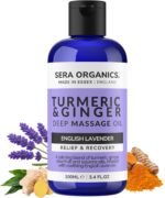 Turmeric Massage Oil for Arthritis Relief & Muscle Pain – 100% Natural, Anti-Inflammatory, Lymphatic Drainage, Joint & Nerve Soothing, Sleep Support – 100ml by Sera Organics - Image 2