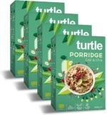 Turtle Cereal Better Breakfast – Goji & Chia Gluten Free Oats 400g (Pack of 4) | Gluten Free Porridge with Superfoods Goji Berries & Chia Seeds, Organic Oats, Vegan, No Added Sugar, High in Fibre - Image 2