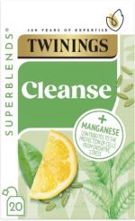 Twinings Superblends Cleanse Tea - Green Tea Herbal infusion with Matcha, Lemon & Fennel Seeds with Manganese- 20 Biodegradable Tea Bags - Image 2
