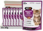 VETIQ Healthy Bites Nutri Booster Treats For Cats & Kittens From 8 Weeks, Tasty Supplements Packed With Vitamins, Minerals & Amino Acids to Help Support the Immune System, 65 g (Pack of 8) - Image 2