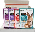 VETIQ Healthy Bites Small Animals Variety Pack, Hamster, Guinea Pig & Rabbit Treats, Odour Care, Nutrition Booster, Immune System Care, Calming Remedy, Dental Care, No Preservatives, 30 g (Pack of 4) - Image 2