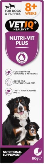VETIQ Nutri-Vit Plus Vitamin Supplement Paste For Dogs & Puppies, Helps to Provide Extra Energy & Nutrition For Poor Eaters And Support When Off Their Food, 100 g (Pack of 1) - Image 2