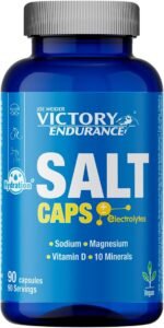 VICTORY ENDURANCE Salt Caps; 90 Capsules with an Extra Supply of Vitamins D and B1 with Sodium, Potassium, Chlorine, Calcium, Iron, Magnesium, Iodine, Copper, Manganese, Selenium - Image 2
