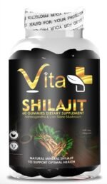 VIta + Shilajit Gummies 600mg, for Men and Women, Energy, Immunity Support, Pure Himalayan Shilajit Gummies with Ashwagandha 100mg & Lion Mane Mushroom 100mg, 60 Gummies. - Image 2