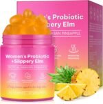 Vaginal Probiotics Gummies for Women, Premium Feminine Balance Gummies with Slippery Elm for Vaginal Health Support, pH Balance & Intimate Comfort - Pineapple Flavour Vegan, 60 Pcs - Image 2
