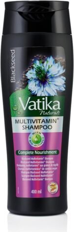 Vatika Naturals Multivitamin Blackseed Shampoo - 400ml | For Shine, Complete Nourishment & Strength | Enriched With Blend Of Vitamin A,E,F & Blackseed - Image 2