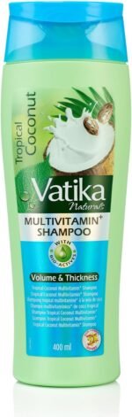 Vatika Naturals Multivitamin Enriched Coconut Shampoo - 400ml | With Goodness of Coconut Blend with Multivitamins | For Hair Nourishment and Shine - Image 2