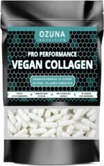 Vegan Collagen Booster - 30 Day Supply - Plant-Based Vegetarian Collagen Builder Supplement - Keratin & Elastin Support for Skin, Hair, Nails & Joints - Vegetarian Capsules - Image 2
