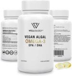 Vegan Omega 3-1200mg Fermented Algae Oil - High Strength EPA DHA - Natures Purest Omega Fatty Acids - Contaminant-Free Alternative to Fish Oil, Cod Liver Oil & Krill Oil - 60 Softgels by Wellology - Image 2