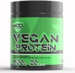 Vegan Protein - Protein Powder Blend - WOD Powders | 3 Plant Based Vegan Protein Powders | High in Fibre, Low Carb, Low Fat, Low Sugar, Dairy-Free - (Chocolate Caramel) - Image 2