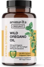 Vegan Wild Oil of Oregano Capsules Organic, 86-90% Carvacrol - Immune and Digestive Support, Natural Antioxidant, Vegan, Non GMO, 60 Capsules (60 sofgels/1 Package) - Image 2