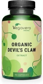 Vegavero Organic Devil’s Claw Capsules | 4,995 mg (3:1 Extract) Daily | 90 Capsules | NO Additives | Natural Joint Support | Harpagophytum with 2,7% Harpagoside | Vegan - Image 2