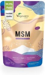 Vegavero Pure MSM Powder 1 kg | Bag | Distilled Organic Sulphur | NO Additives & Non GMO | Lab-Tested | 1000 g Per Day | Vegan - Image 2